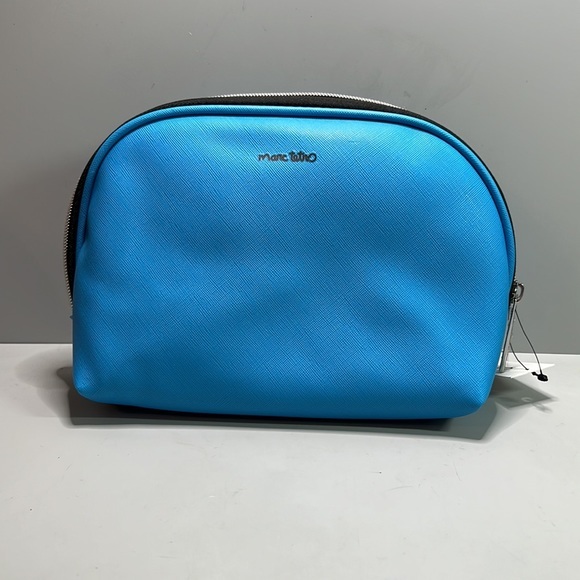 Marc Tetro ❤️ My Schnauzer Blue Cosmetic Bag   NWT - Picture 4 of 9